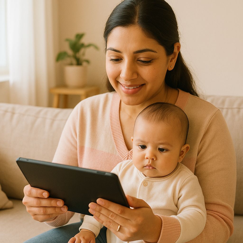 Baby Ke Saath Screen Time Kab Aur Kaise Introduce Karein: Ek Sampoorna Guide