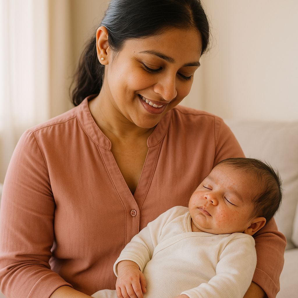 Baby Ke Face Pe Chote Chote Daane Kyu Ho Rahe Hain? Samajhiye Karan, Ilaj Aur Bachav