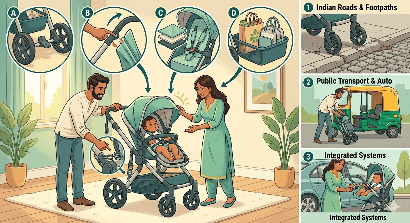 Baby Stroller Buying Guide India: How to Choose the Right One in 2026